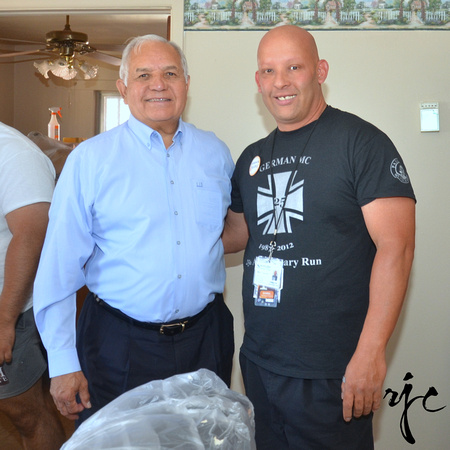 With Congressman Silvestre Reyes during Rebuild El Paso 2012