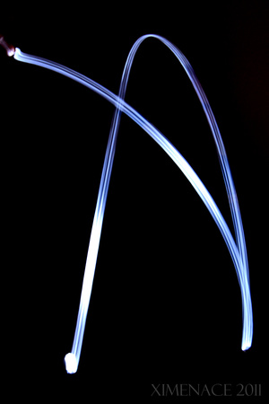 Light Painted "A"